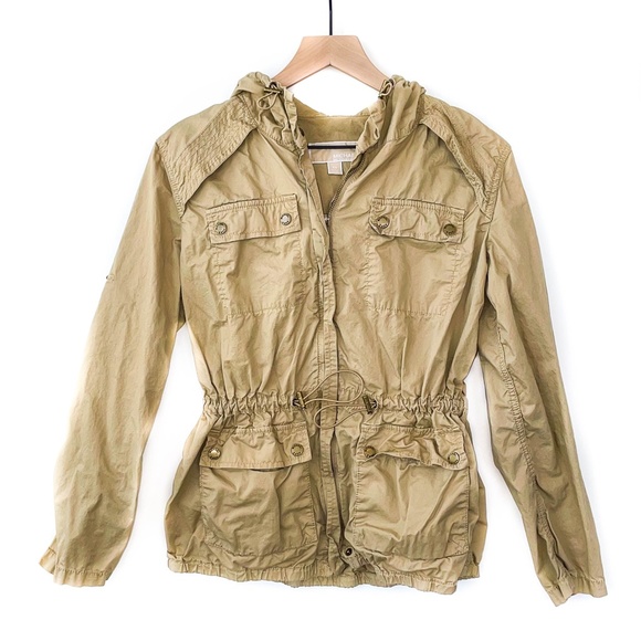 MICHAEL Michael Kors Jackets & Blazers - MICHAEL Michael Kors Tan Camel Utility Jacket XS